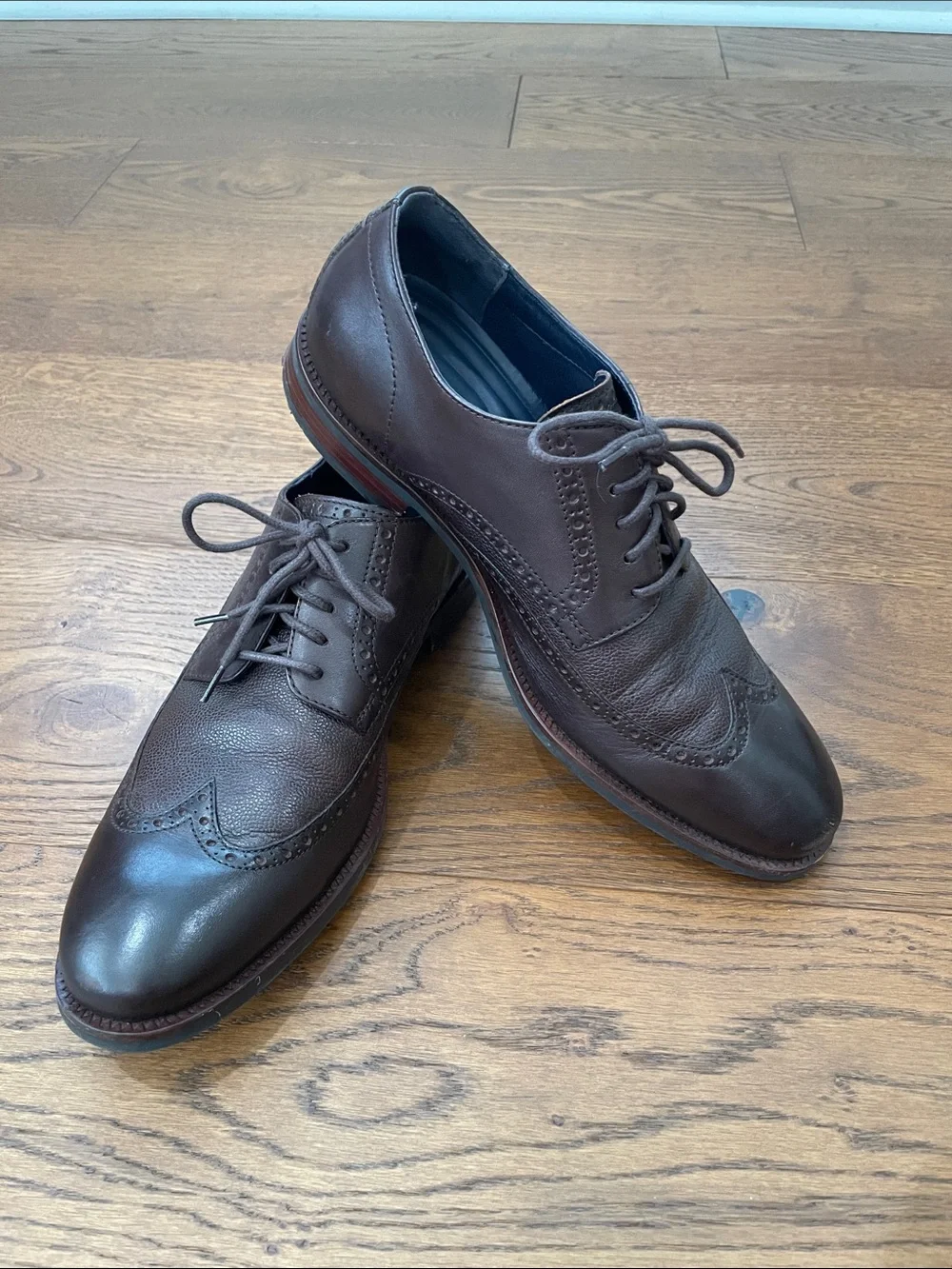 Cole Haan Grand.OS C26982 Men’s 10.5 – Brown Leather Oxfords